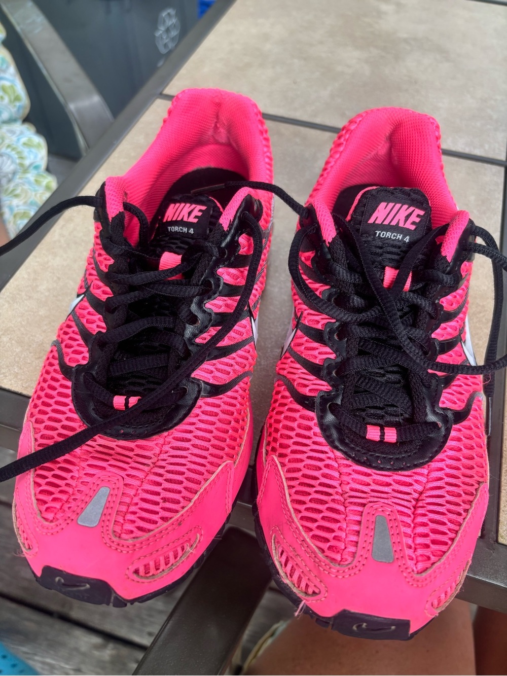 Nike Women's Torch 4 Running Shoes - Bright Pink/Black